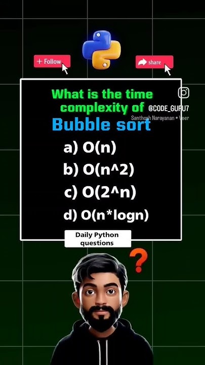 Predict the output [Python]#shorts #python #bubblesort - YouTube