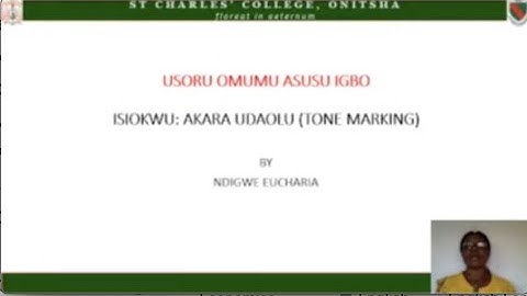 Asusu Igbo    AKARA UDAOLU by E  Ndigwe
