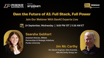 Master Gen AI Stack with the Applied Gen AI Specialization | Generative AI Training | Simplilearn