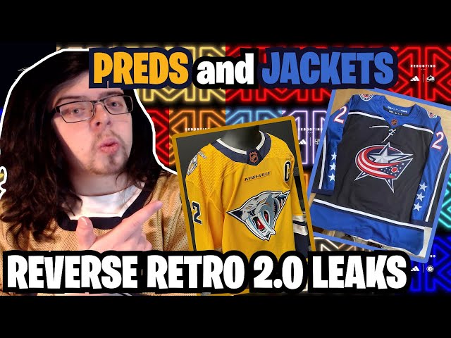 Predators, Blue Jackets New Reverse Retro Jerseys Leak