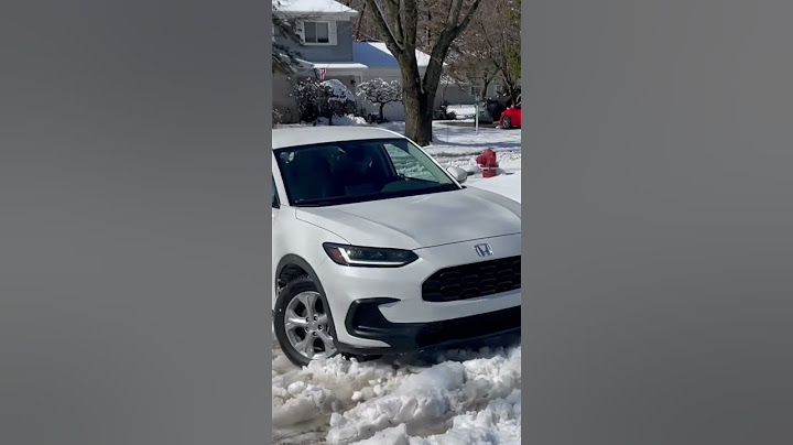 How does the Honda HRV handles in snow - 2wd, 2023