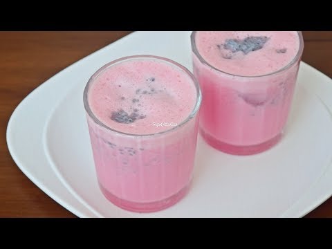 watermelon-&-strawberry-delight-drink-recipe---तरबूज-और-स्ट्रॉबेरी-डिलाईट-रेसिपी---priya-r---moir