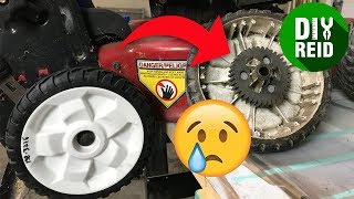 How to Fix Toro Personal Pace Mower Rear Wheel Drive Grinding