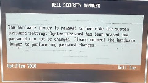 DELL OptiPlex 7010 Hardware Jumper Error fixed || Solved || #dell #optiPlex #repair #diy #howto #how