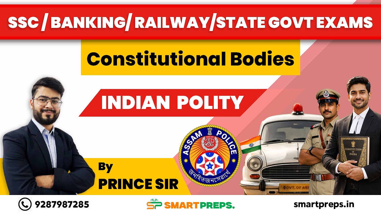 Constitutional Bodies | Indian Polity | SSC, Banking, Railway & State Govt Exams | By Prince Sir