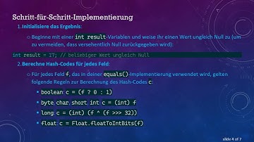 Effektive Implementierung von hashCode() für Collections in Java