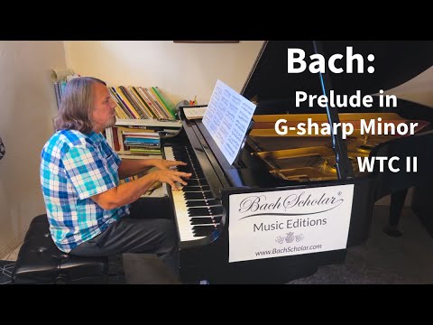 J.S. BACH: Prelude in G-sharp Minor, WTC II (BWV 887) | Cory