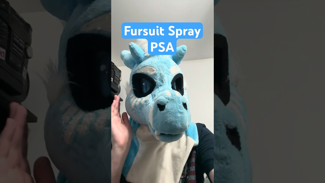 PSA: Fursuit Sprays #fursuit #furry #furries #psa #fursona
