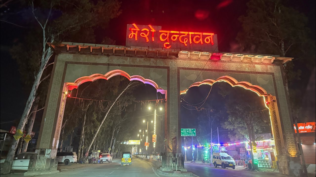 Vrindavan m jo sukoon h khi or nhi🙏🏻🙏🏻🙏🏻…  