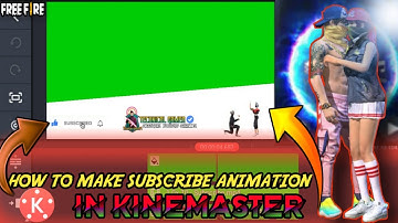 how to make subscribe animation like total gaming/Subscribe green screen