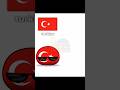 Countries with similar flags|| countryballs #countryballs #keşfet