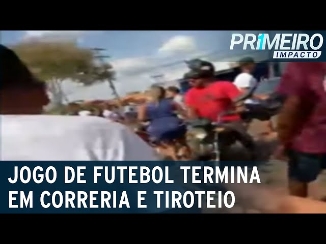 Jogo de futebol amador em Goiânia termina em tiroteio e correria - SBT News