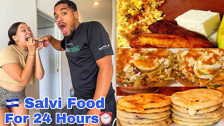 ONLY EATING FOOD FROM EL SALVADOR FOR 24 HOURS!!!