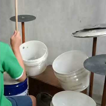 [Metallica] Master Of Puppets-Using Homemade Drum Set #shorts