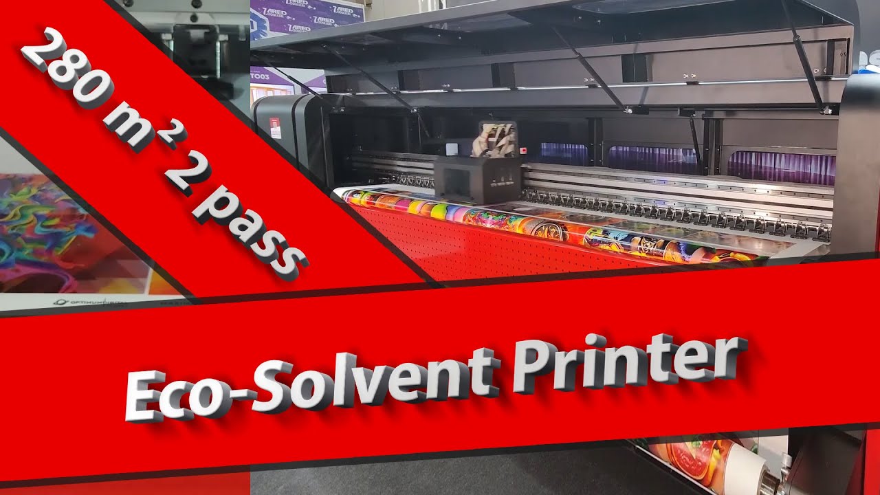 Maxima S126 Eco-Solvent Printer  Fastest Solvent Printer in the World 