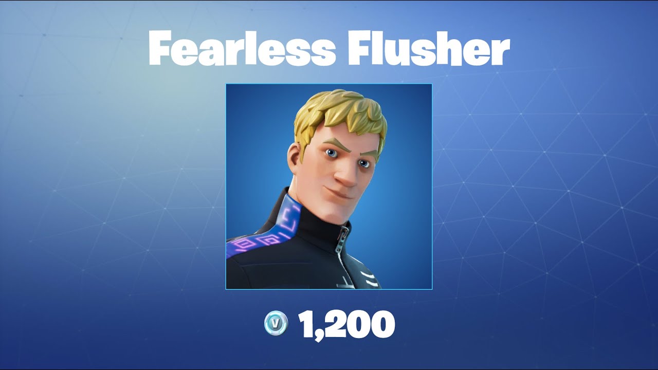 Fearless Flusher Fortnite Outfit/Skin YouTube