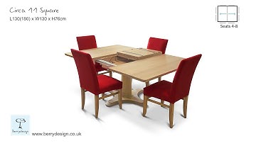 Circa 11 Square dining table