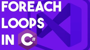 How To Use FOREACH LOOPS In C#