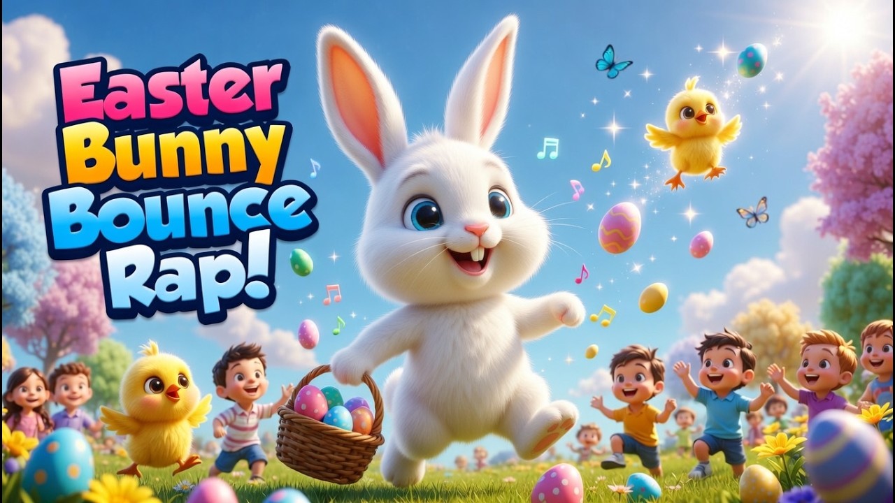 Easter Rabbit Bounce Easter Bunny Bounce Rap! 🐰🎤 Fun Easter Song for Kids | Egg Hunt Dance ...