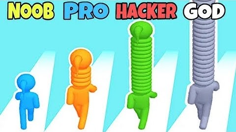 NOOB vs PRO vs HACKER vs GOD In Long Neck Run! (All Levels)