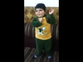 Boy dancing Arabic song