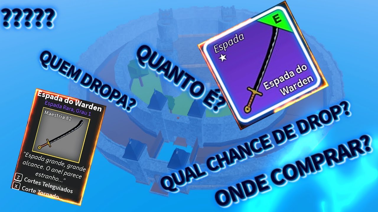 QUAL A CHANCE DE DROP DE CADA ESPADA NO BLOX FRUITS 