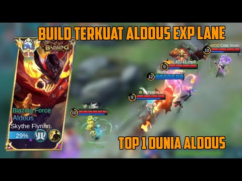 Aldous TANKY BUILD EXP LANE Gameplay Aldous Patch Terbaru 2023 Mobile Legends @primaoktavian7562