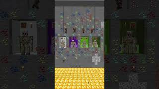 While the villagers are dancing, the Golem is trying to protect them. MINECRAFT #minecraft #funny