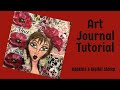 Mixed Media Art Journal Tutorial for Beginners