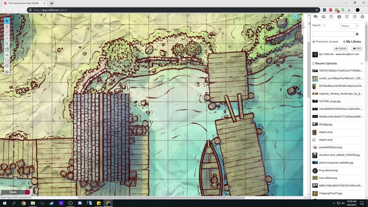 Roll20 GM Tutorial 1 Overview & Map Part 2 YouTube