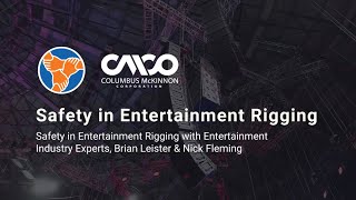 Safe + Sound Week Speaker Series | Safety in Entertainment Rigging