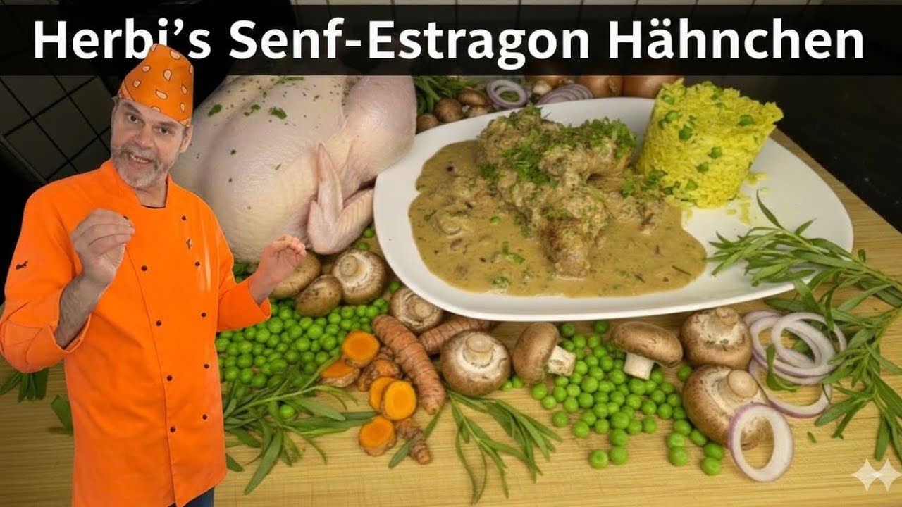 Saftiges zartes Hähnchen🍗 in cremiger Senfsauce.🍯 – Einfach & Edel! | Herbi's Kitchen