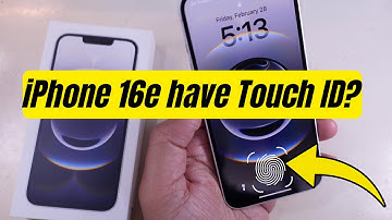 Does iPhone 16e have a Touch ID/Fingerprint Scanner?