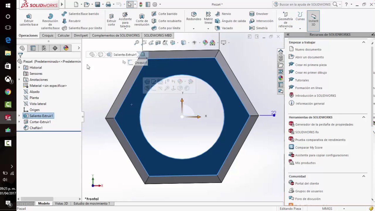 Como Hacer Una Cadena En Solidworks
