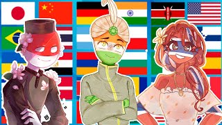 Countryhumans in 50 Languages NEW!!!