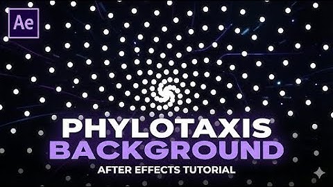 Phyllotaxis Animation in After Effects | Easy Motion Design Tutorial for Beginners (2025)
