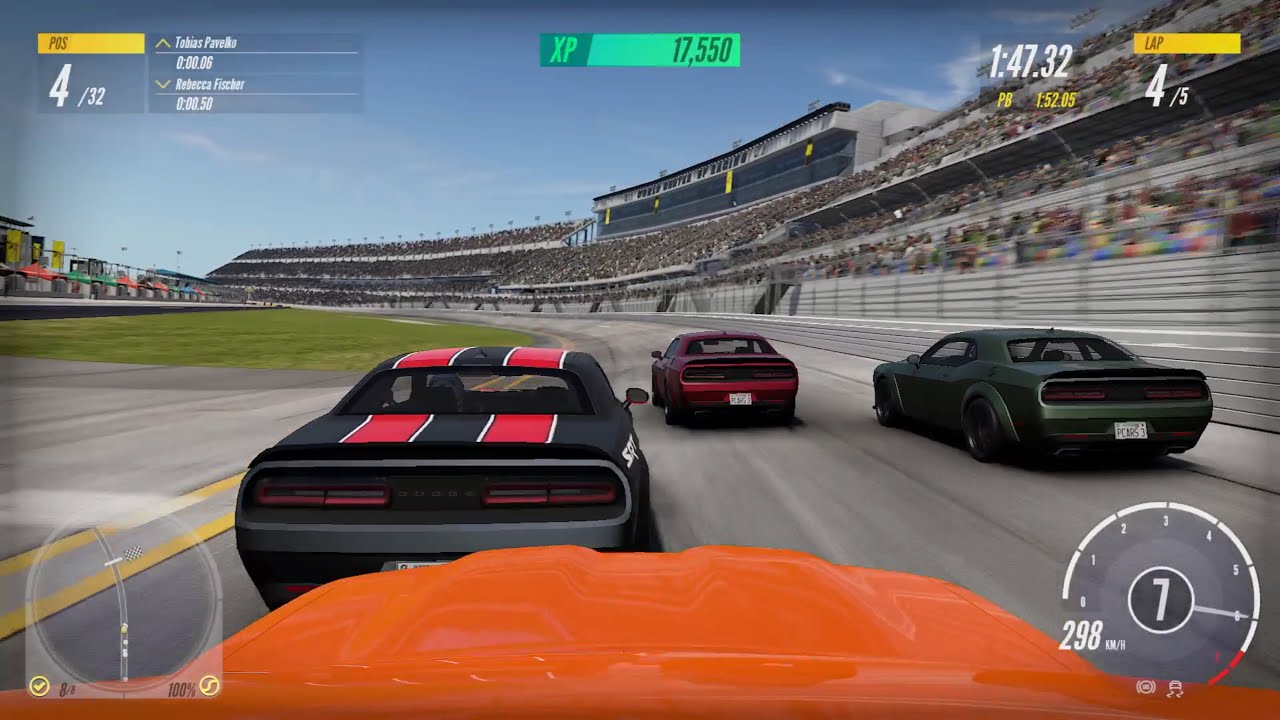 Project CARS 3 | Daytona | 2019 Dodge Challenger Hellcat Redeye | Onboard