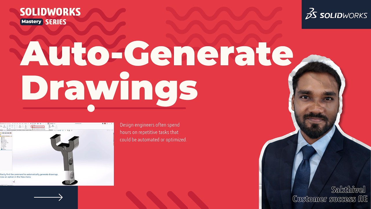 Solid Work Generador Auto-Generate Drawings – 🚀SOLIDWORKS Mastery Series by EGS India - YouTube