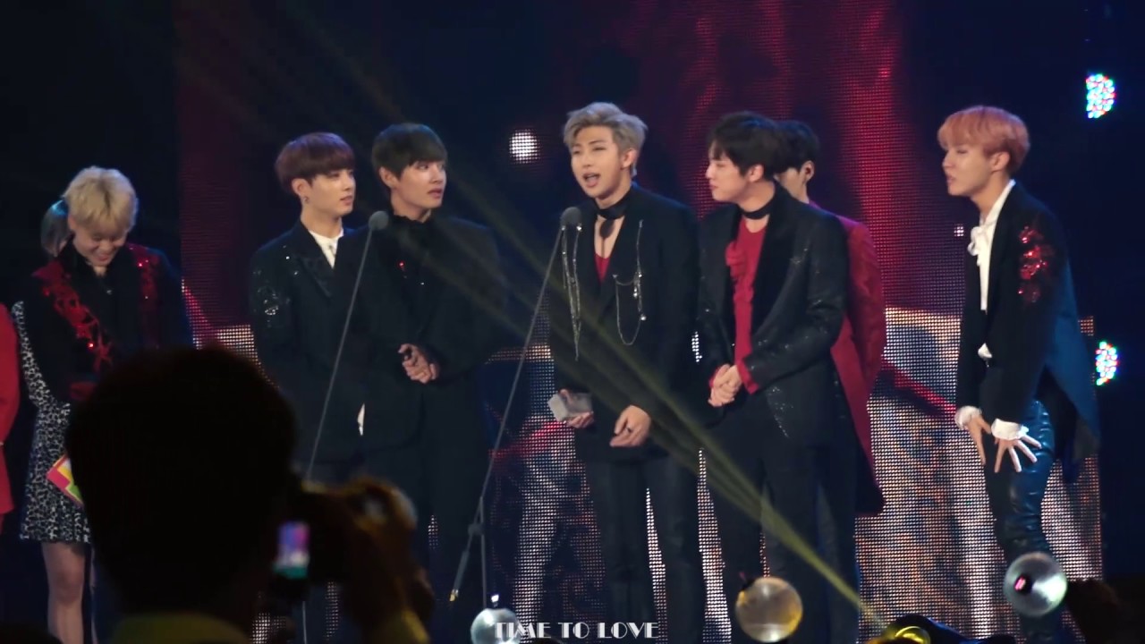 161119 MMA 올해의 앨범상 방탄소년단