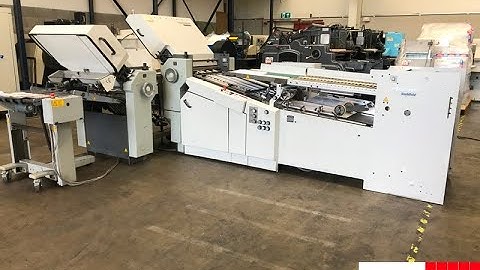Stahl Ti 55 44 with round pile continuous feeder   Stahl paper folding machine for sale   Gab Suppli