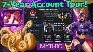 Lagacy 7-Year Anniversary Account Showcase! Top 8! 5+ Million Base Hero Rating! Mythic Title!- MCOC