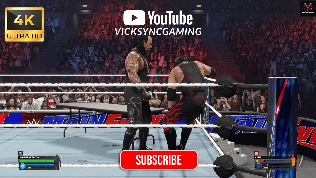 Undertaker VS Kane| WWE2K24 Gameplay|Extream Rule Full Match|1080P High✌️