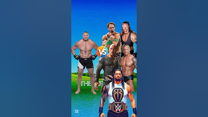 Brock Lesnar vs Roman Reigns, John Cena, The Rock, Randy Orton, The Undertaker 💥 #wwe #shorts