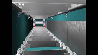 Redler Chain Conveyor - 'I' Chain No Material   Internal Views