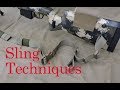 Sling techniques for precision rifle