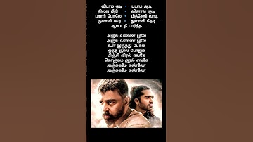 Thumbnail of Anju Vanna Poove Lyrics #thuglife #tamillyrics #arrahman #shorts