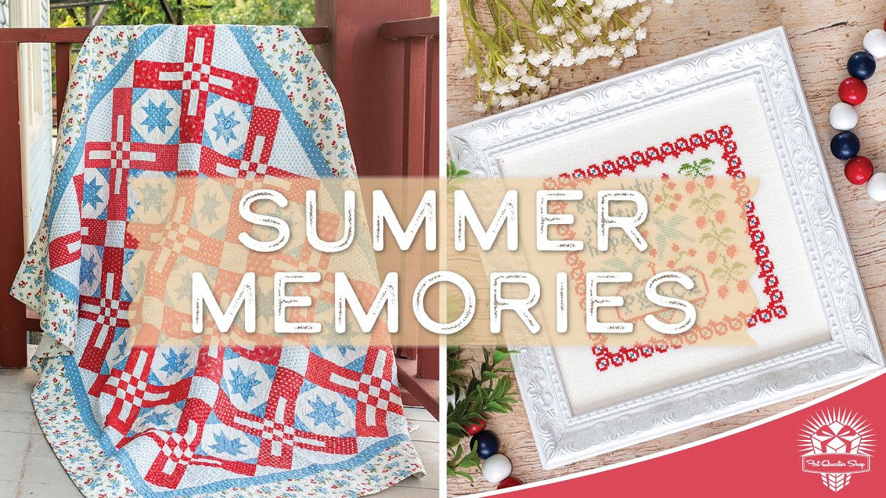 Summer Memories Quilt & Cross Stitch Book, Susan Ache #ISE-954