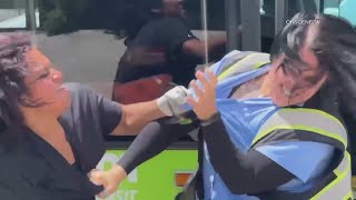 Dash bus driver attacked by homeless woman