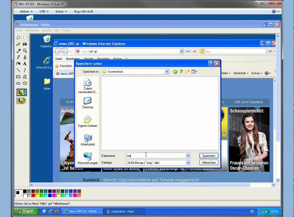 screenshot windows xp