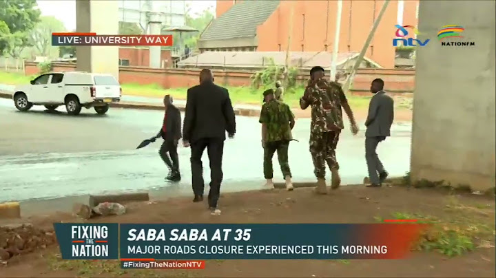 DIG Gilbert Masengeli: Everybody is allowed to enter CBD, people are reporting to work as usual